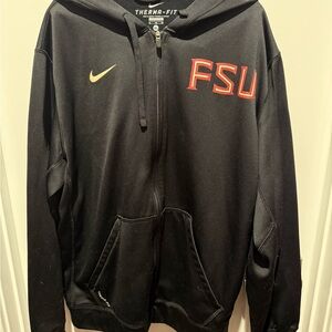 FSU Black Therma-Fit Hoodie